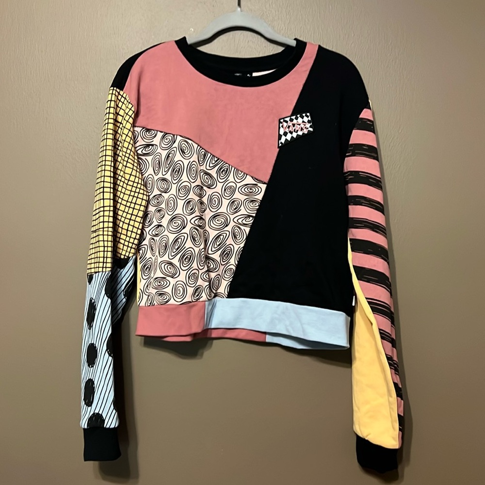 NWT Sally Patch VANS knit sweatshirt - Nightmare Before Christmas inspired.